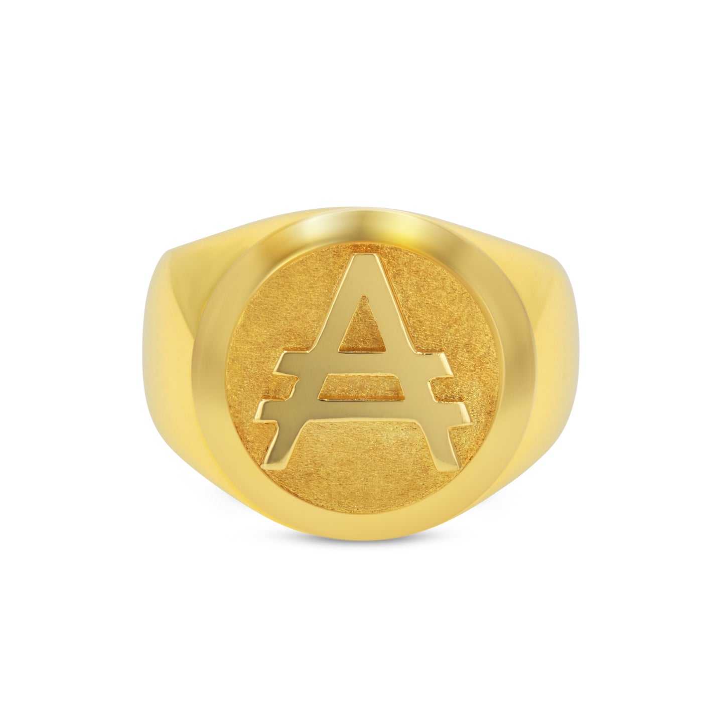 18k Yellow Gold ADA Signet Ring