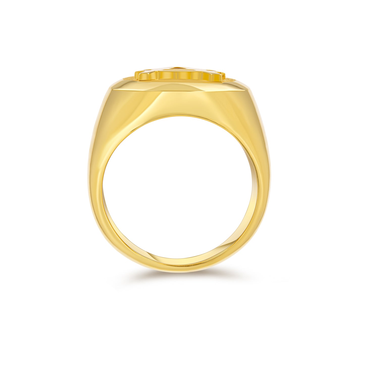 18k Yellow Gold ADA Signet Ring